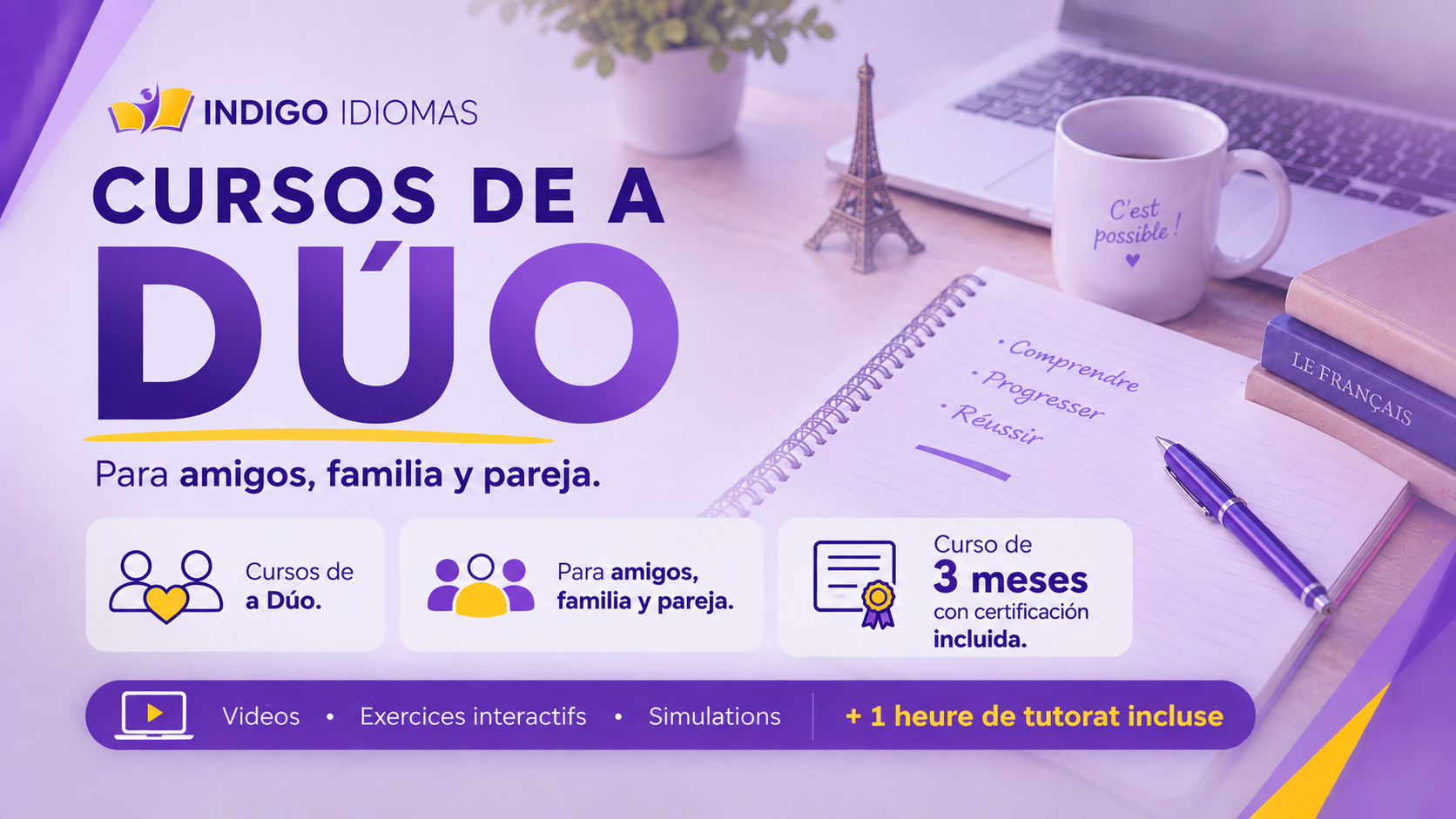 Cursos de a Dúo- Todos los niveles